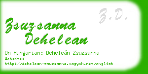 zsuzsanna dehelean business card
